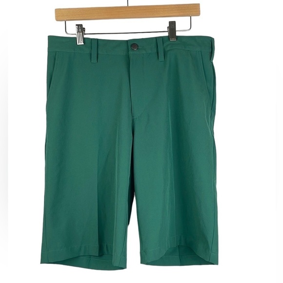 Adidas Puremotion ClimaLite 3-Stripe Shorts Golf SZ 30 Green Breathable - Picture 1 of 9